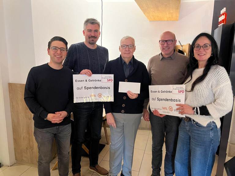 Spende an die Tafel im Städtedreieck
